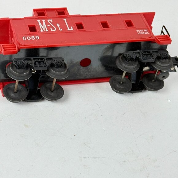 Lionel 6059 Red MStL Vintage Train Caboose Plastic Model Built By Lionel - Picture 7 of 7